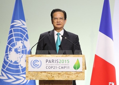 Премьер Вьетнама выступил на конференции по вопросам изменения климата в Париже - ảnh 1